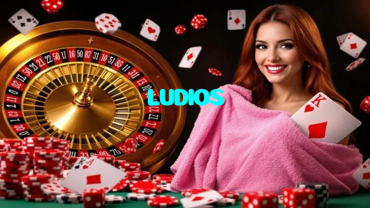 LUDIOS casino presented on mobile device in Pakistan with slots and live games